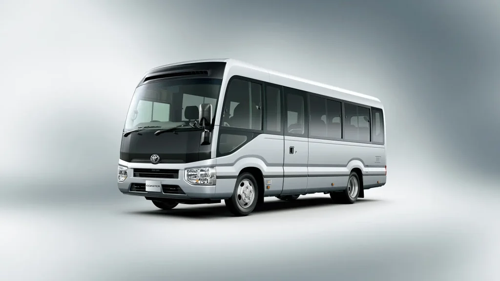 Coaster transport in entebbe from airport and across kmapla city